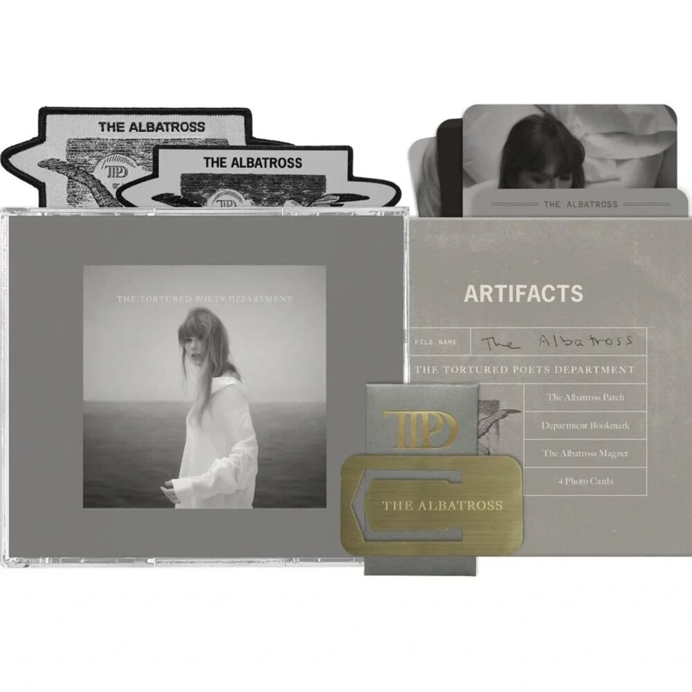 Taylor Swift The Tortured Poets Department TTPD Collector's Deluxe CD Albatross